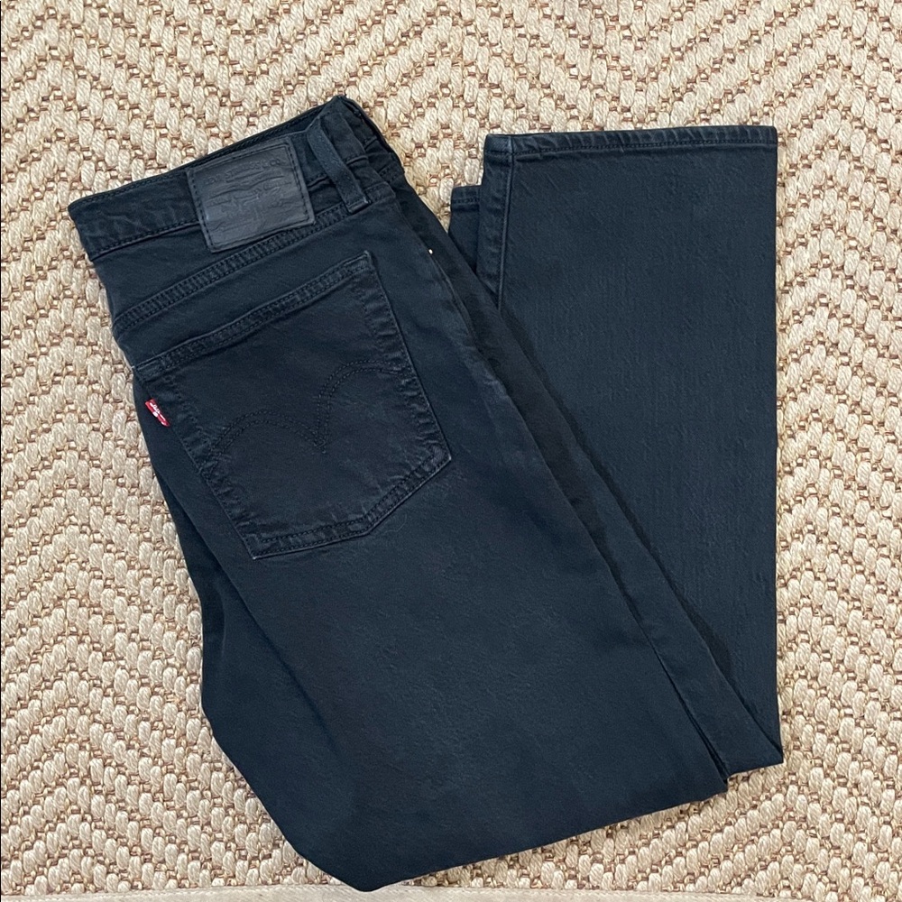 Levi's - Wedgie Straight Denim Jeans - Black - 30x28